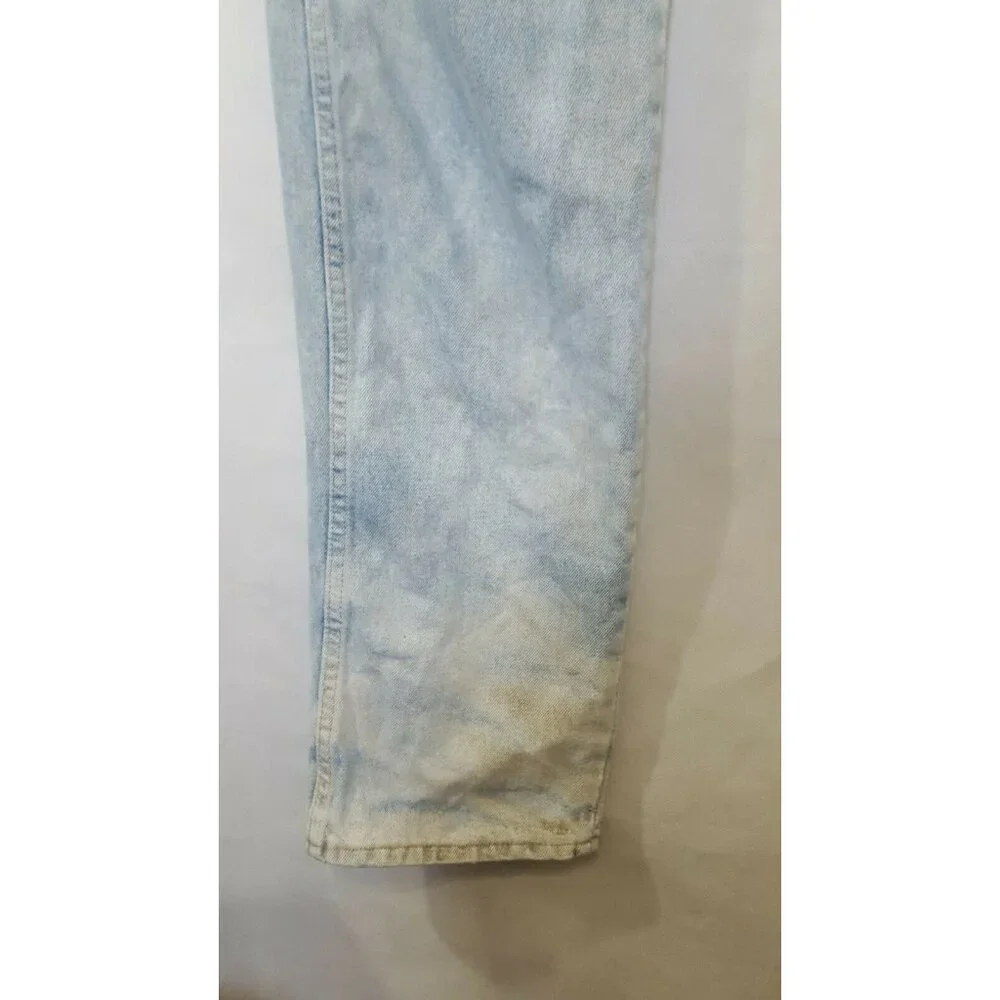 Thrashed Destroyed Faded Wrangler Jeans Size 36 x 38 Trashed Holes Stained - Picture 5 of 10